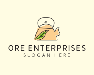 Herbal Tea Pot logo design