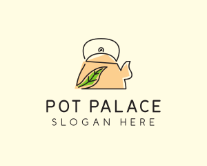 Herbal Tea Pot logo design