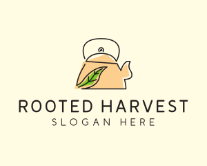 Herbal Tea Pot logo design