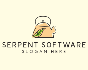 Herbal Tea Pot logo design