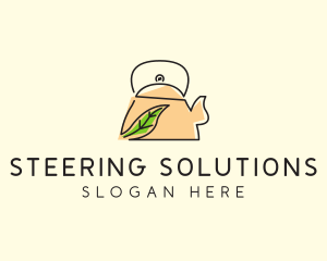 Herbal Tea Pot logo design