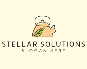 Herbal Tea Pot logo design