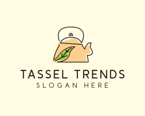 Herbal Tea Pot logo design