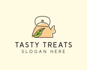 Herbal Tea Pot logo design