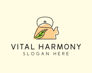 Herbal Tea Pot logo design