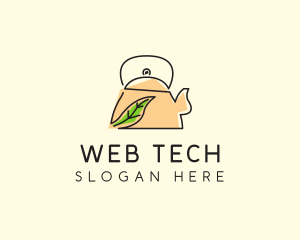 Herbal Tea Pot logo design