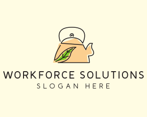 Herbal Tea Pot logo design