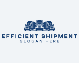 Delivery Truck Haulage logo design