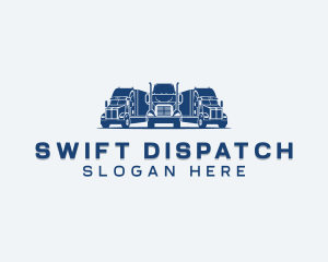 Delivery Truck Haulage logo design