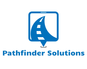 Road Navigation Application logo design