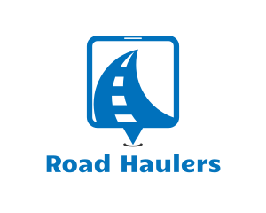 Road Navigation Application logo design