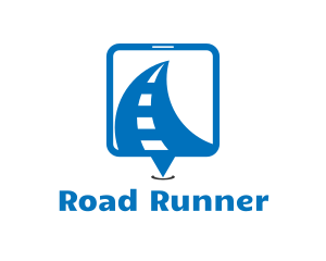 Road Navigation Application logo design