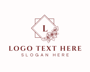 Floral Wedding Decorative logo