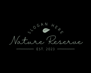 Natural Organic Business logo design