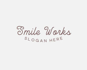 Elegant Cursive Business Logo