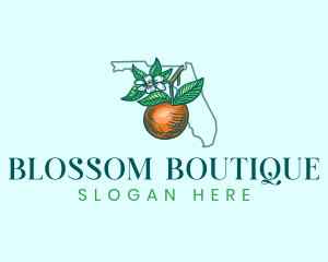 Orange Blossom Florida logo design