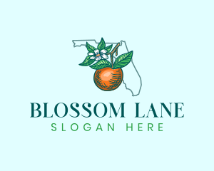 Orange Blossom Florida logo design