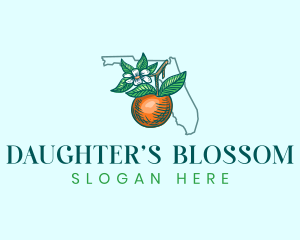 Orange Blossom Florida logo design