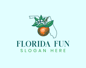 Orange Blossom Florida logo design