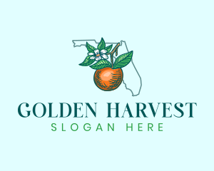 Orange Blossom Florida logo design