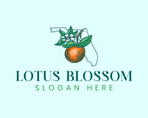 Orange Blossom Florida logo design