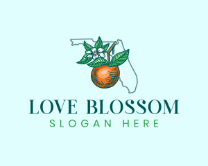 Orange Blossom Florida logo design