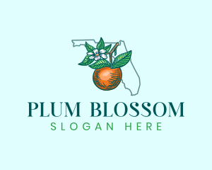 Orange Blossom Florida logo design