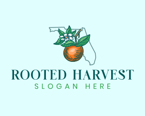 Orange Blossom Florida logo design