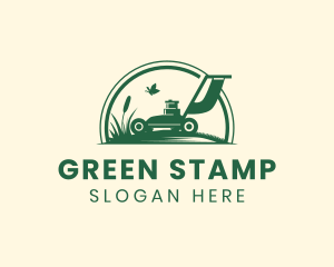 Garden Lawn Mower  logo design