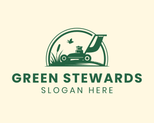 Garden Lawn Mower  logo design