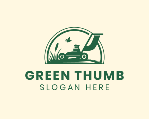 Garden Lawn Mower  logo design