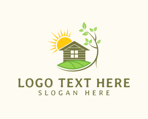 Home Landscaping Sun logo