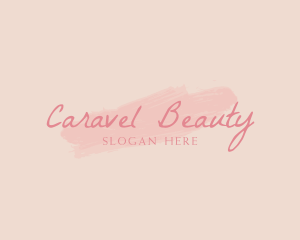 Watercolor Beauty Cosmetics logo design