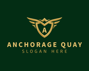 Security Shield Wings logo design