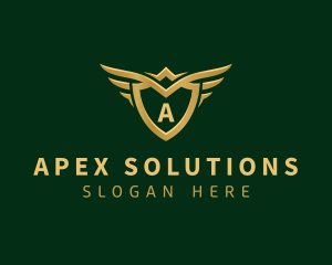 Security Shield Wings logo design