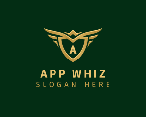 Security Shield Wings logo design