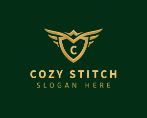 Security Shield Wings logo design