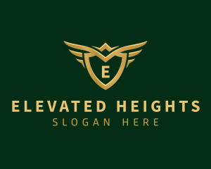 Security Shield Wings logo design