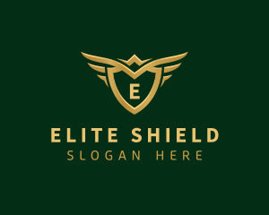 Security Shield Wings logo design