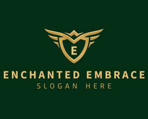 Security Shield Wings logo design