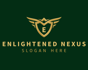 Security Shield Wings logo design