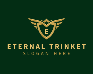 Security Shield Wings logo design