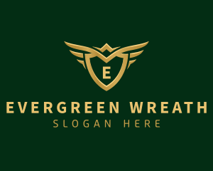 Security Shield Wings logo design