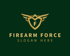 Security Shield Wings logo design