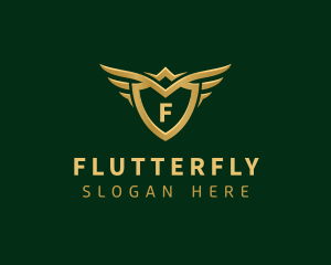 Security Shield Wings logo design