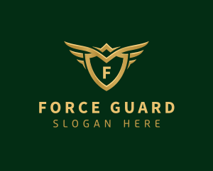 Security Shield Wings logo design