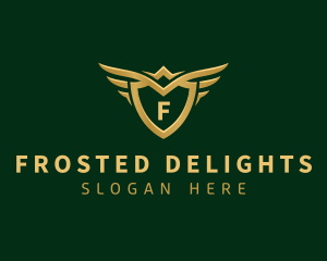 Security Shield Wings logo design