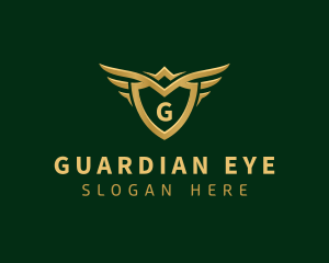 Security Shield Wings logo design