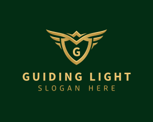 Security Shield Wings logo design