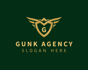 Security Shield Wings logo design